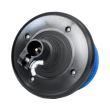 Girofar 12/24V, h204, 9 LED-uri, prindere pe tija flexi, albastru FT-150 DF N LED PI Fristom