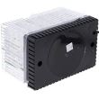 Girofar 12V, h95, LED, rosu-albastru, prindere cu magnet HS-51056C