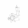 Suport prindere girofar tip L, cu prindere omega, pentru  girofar cu priza DIN 12/24V, TT.F.008