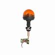 Suport prindere girofar tip L, cu prindere omega, pentru  girofar cu priza DIN 12/24V, TT.F.008