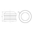 Proiector stroboscopic, girofar galben, LED, baterie 9V, Sos Traffic BALIZA2 Atressa