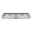 Proiector stroboscopic 85x14, 4LED, set 8 bucati,12V,  slim, clips, lumina galbena, BK92814