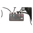 Proiector stroboscopic 85x14, 4LED, set 8 bucati,12V,  slim, clips, lumina galbena, BK92814