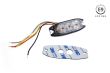 Proiector stroboscopic 3 LED-uri, 12-24V, 9W, 82x30, subtire, 02297 Amio
