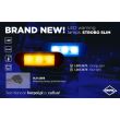 Proiector stroboscopic, LED, girofar grila, 12-24V, 96x28, albastru, LDO 2676 Horpol