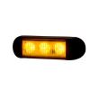 Proiector stroboscopic, LED, girofar grila,12-24V, 96x28, galben, LDO 2675 Horpol