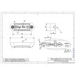Proiector stroboscopic, LED, girofar grila,12-24V, 96x28, galben, LDO 2675 Horpol