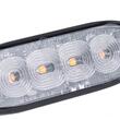 Proiector stroboscopic 4 LED-uri, 12-24V, 12W, galben, 98x30, Slim 02298 Amio