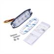 Proiector stroboscopic 4 LED-uri, 12-24V, 12W, galben, 98x30, Slim 02298 Amio