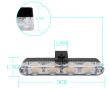 Proiector stroboscopic galben 4x4LED, set 4buc, Clips, 110-v44C/pz-100-v44