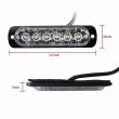 Proiector stroboscopic 6 LED-uri, 112cm, in grila, galben, VS-06T-B