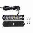 Proiector stroboscopic 6 LED-uri, 112cm, in grila, galben, VS-06T-B