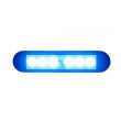 Proiector stroboscopic albastru 130x28 LED, 12-24V, 9W, LDO 2781 Horpol