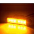 Proiector stroboscopic galben 130x28, cu 2 moduri  zi / noapte LDO 2780 Horpol