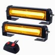 Lampa stroboscopica LED COB galbena cu intrerupator 2 bucati/set 315-1T2C