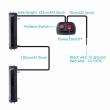 Lampa stroboscopica LED COB galbena cu intrerupator 2 bucati/set 315-1T2C