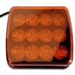 Girofar 12/24V, h36.5, LED, prindere cu magnet, LW0044