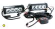 Proiector stroboscopic galben 4 LED-uri 120/40x40mm 2 bucati/set HLUC 315-1T2 Led 