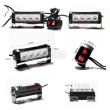 Proiector stroboscopic galben 4 LED-uri HLUC T2001H