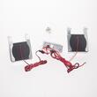 Proiector stroboscopic rosu-albastru, LED, 12V, set 2 bucati, Flash Light 51028-RB