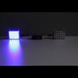Proiector stroboscopic rosu-albastru, LED, 12V, set 2 bucati, Flash Light 51028-RB
