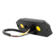 Proiector stroboscopic 4 LED-uri, 12-24V, 12W, galben, 95x30, Slim 03929 Amio