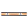 Proiector stroboscopic, girofar bara 74cm, LED, galben, 5COB, BK92808