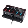 Proiector stroboscopic 2 LED-uri, set 8 buc, Clips 12V, 30W, galben VS-02-B-8