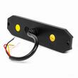 Proiector stroboscopic 6 LED-uri, 12-24V, 18W, galben, 129x30, Slim 03930 Amio