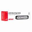 Proiector stroboscopic 6 LED-uri, 12-24V, 18W, galben, 129x30, Slim 03930 Amio