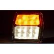 Lampa semnalizare cu pozitie, cu 6 LED-uri, 99.6x93, patrata, FT-225 Fristom