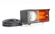 Lampa semnalizare fata cu pozitie, LED si bec, dreapta, 150x80, W07DZP -492 Was