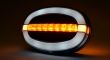 Lampa semnalizare fata, LED, cu pozitie si 2 prinderi, W204 1425L/P Was
