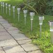 Lampa solara de gradina, cu senzor lumina,1led, 6500K, 30cm, bk MT34