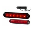 Lampa suplimentara frana LED, 134x27mm, rosie, 12/24v, LSD2524 Horpol