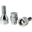 Set 4 prezoane antifurt SecurityWheel Locks 12x1,5 x L26 conic, 2 chei BZH5026 Butzi