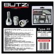 Set 4 prezoane antifurt SecurityWheel Locks 14x1,5 x L28 conic, 2 chei BZH5028 Butzi