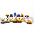 Girofar 12/24V, h126, 9 LED-uri, prindere in 3 suruburi, FT-150 3S, FT-151 3S LED Fristom