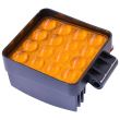Proiector ceata 108x108 16LED 10-30V 48W, 60gr, portocaliu BK69059f