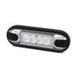 Lampa gabarit 84x27 ovala Slim, 4 LED-uri, alba, 2 garnituri, bullbar, LD 3210 Horpol