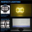Proiector lucru, 140x90,  LED,  oval, 10-36V, 2400lm, stroboscopic, 04422 Amio