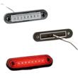 Lampa suplimentara frana, 120mm, cu LED, 12-24V, rosie,  dispersor alb FT-191 Led Fristom