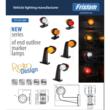Lampa gabarit cu brat 110mm, 12 LED-uri, galben cu rosu, Retro Design Old school, FT-147 A C/Z Fristom