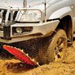 Set 2 placi antiderapante 4x4, offroad, 122x35, Rescue Track Rustik, maro, BUDDY21 Sumex