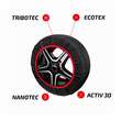 Set 2 huse antiderapante zapada, marimea L, 14''- 20'', Snow Grip Pro 735.53 Heyner 