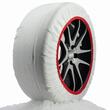 Set 2 huse antiderapante zapada, S, albe, 13- 17inch, HUSTX01 Husky 