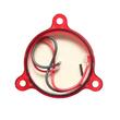 Lampa gabarit, fi55, LED, cu suport 3 urechi, rosie, BK69549 Formplas