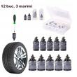Pachet Promo Compresor auto 12V/230V, digital cu autostop si lanterna + 50% reducere la Kit reparatie anvelope cu snururi si dopuri