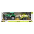 Tractor verde jucarie cu balotiera Farm Tractor cr13v   DISCR13V   