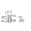 Bec soclu sticla fara dulie 12V/5W W5W -T10 cutie 20 bucati 3382 Vecta